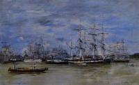 Boudin, Eugene - Bordeaux, the Port